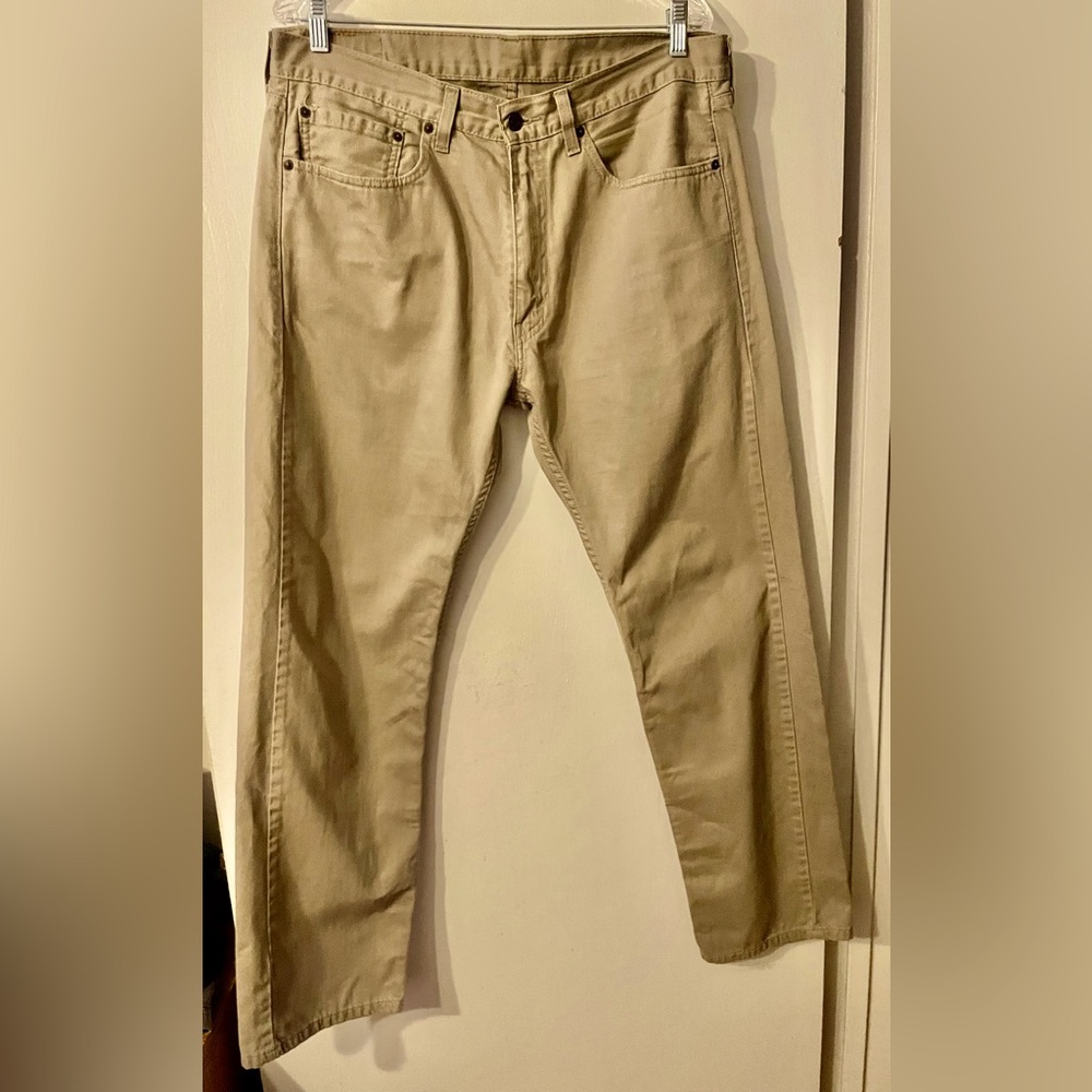 Levi’s Mens 505 Jeans Tan 36x32